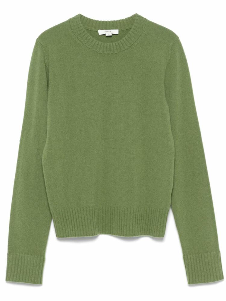 Vince cashmere crew neck sweater - Green Cover