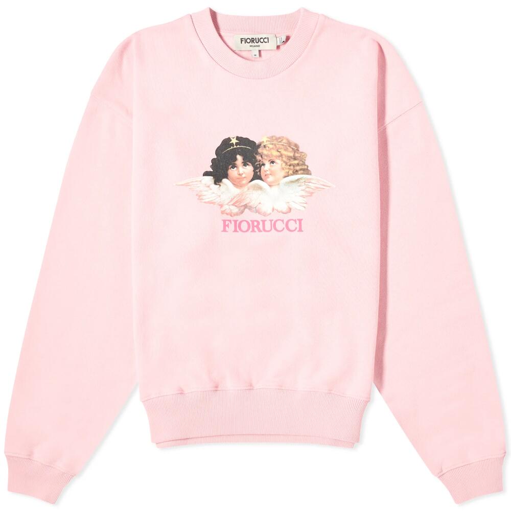 Fiorucci Women's Classic Angel Crew Sweat in Pink Cover