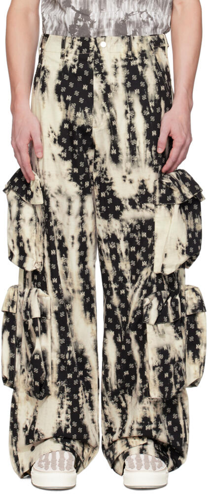 AMIRI Black M.A. Paisley Cargo Pants Cover