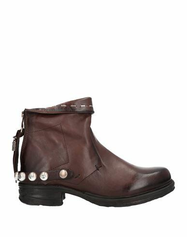 A. s.98 Woman Ankle boots Dark brown Soft Leather Cover