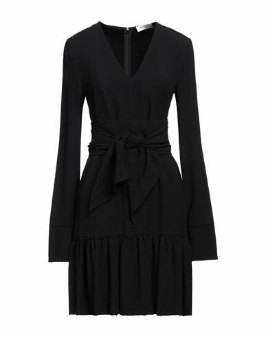 Nina Ricci Woman Mini dress Black Acetate, Viscose Cover