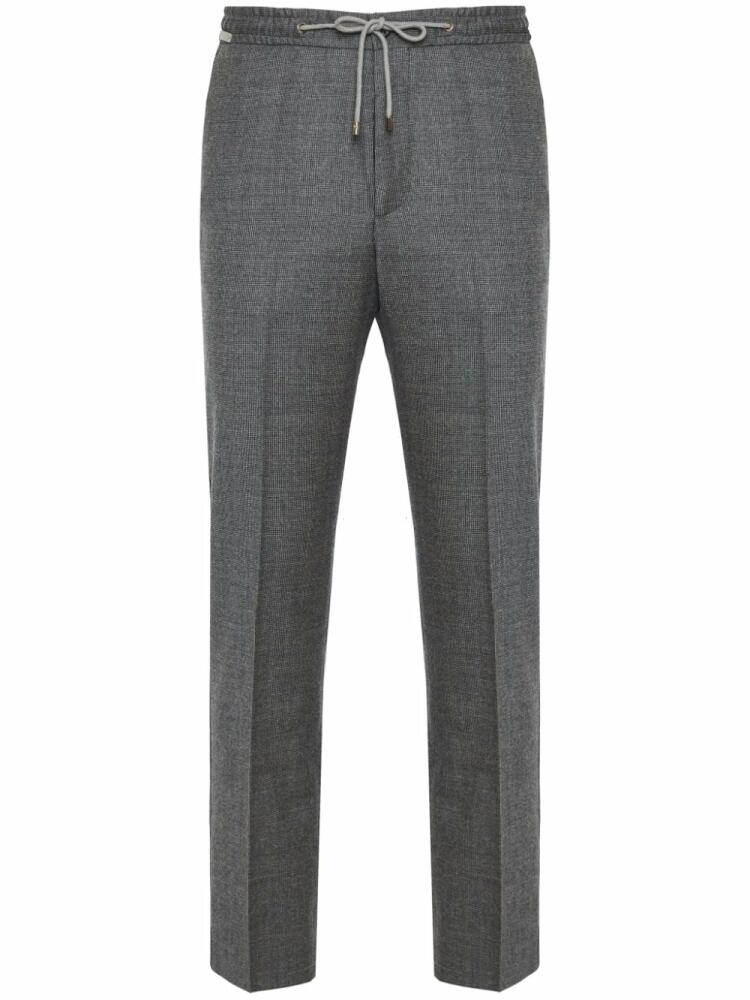 Corneliani creased straight-leg trousers - Grey Cover