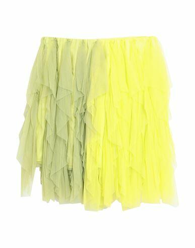 Aniye By Woman Mini skirt Acid green Polyamide Cover