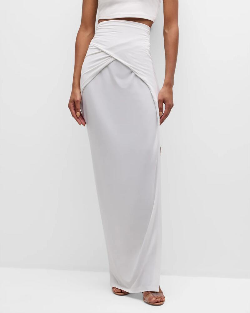 Norma Kamali All In One Side Slit Long Skirt Cover