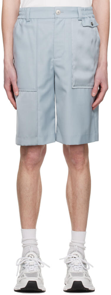 Feng Chen Wang Gray Panel Shorts Cover