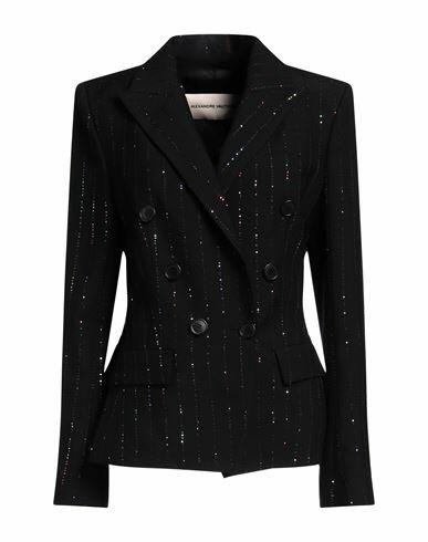 Alexandre Vauthier Woman Blazer Black Wool, Polyamide, Elastane Cover