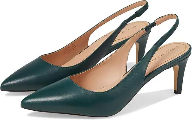 Cole Haan Vandam Sling Back Pump 65 mm (Scarab Leather) Women's Shoes Cover