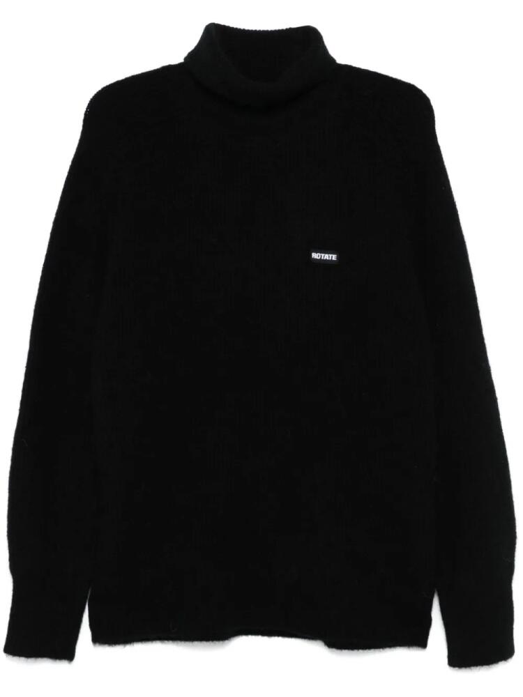 ROTATE BIRGER CHRISTENSEN turtleneck sweater - Black Cover