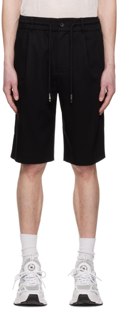 Feng Chen Wang Black Pleated Shorts Cover