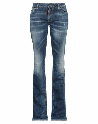 Dsquared2 Woman Jeans Blue Cotton, Elastane Cover