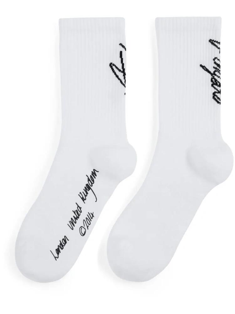 Axel Arigato Soho cotton-blend socks - White Cover