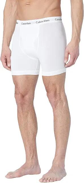 Calvin Klein Underwear Cotton Stretch Boxer Brief 3-Pack (White) Men's Underwear Cover