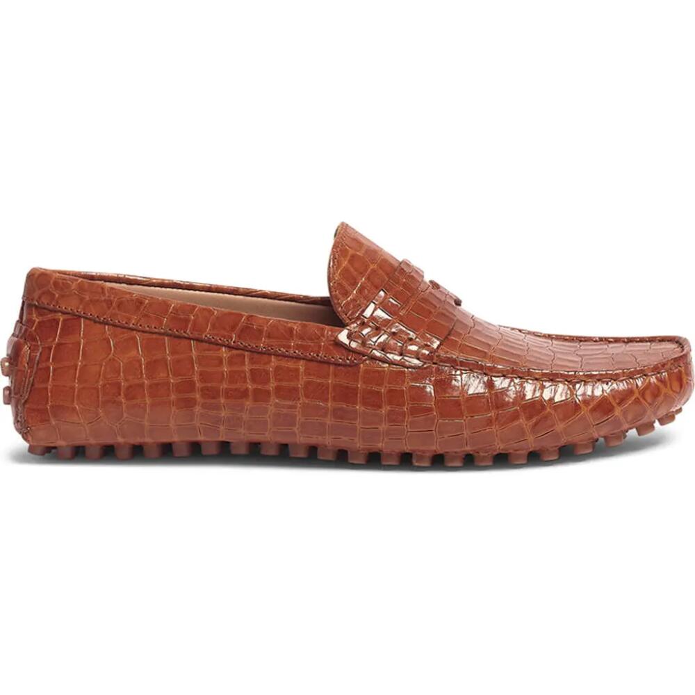 CARLOS SANTANA Ritchie Penny Loafer in Tan Croco Cover