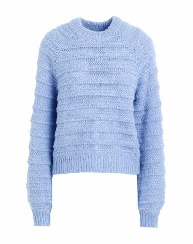 Pieces Woman Sweater Light blue Acrylic, Recycled polyester, Polyester, Nylon Cover