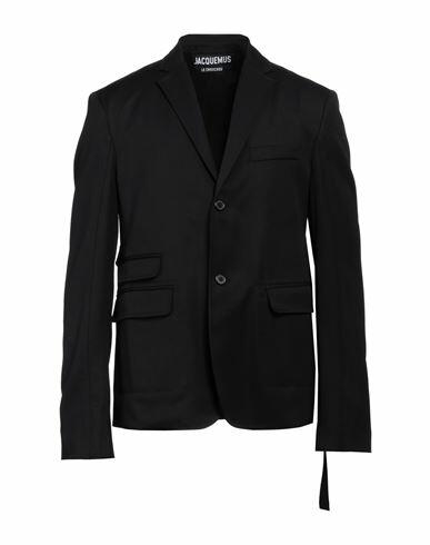 Jacquemus Man Blazer Black Virgin Wool Cover