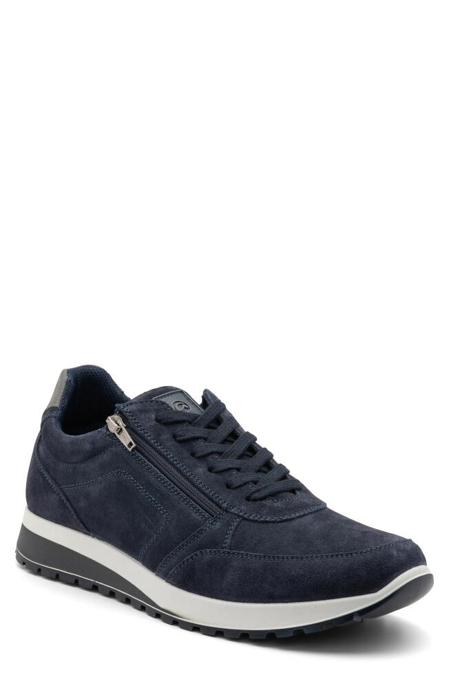 ara Murray Zip Sneaker in Navy Suede Cover