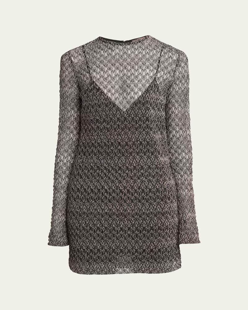 Missoni Sheer Knit Short Dress Cover