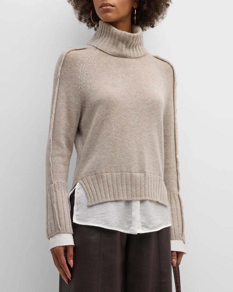 Brochu Walker The Jolie Layered Turtleneck Sweater Cover