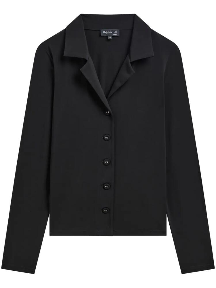 agnès b. buttoned long-sleeve shirt - Black Cover