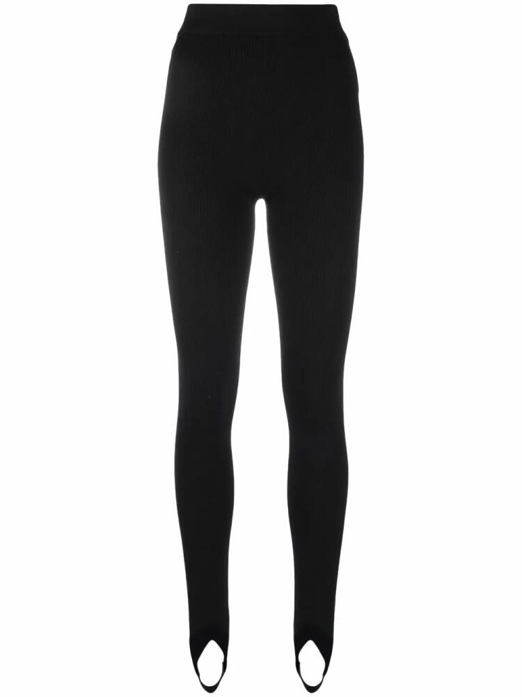 TOM FORD high-rise knitted leggings - Black Cover