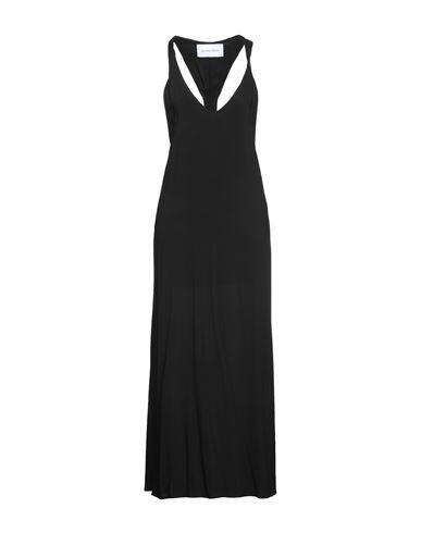 Silvian Heach Woman Maxi dress Black Viscose Cover