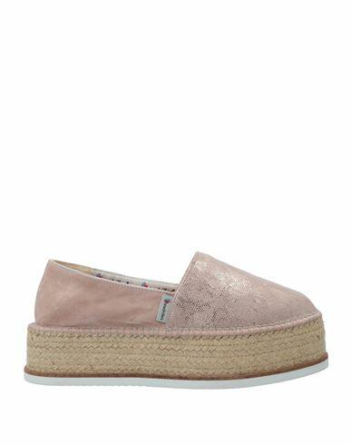 Espadrilles Woman Espadrilles Pink Soft Leather Cover