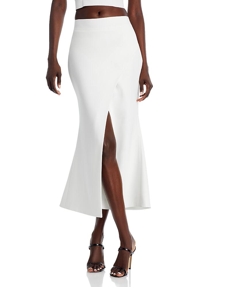 Bcbgmaxazria Flounced Hem Midi Skirt Cover