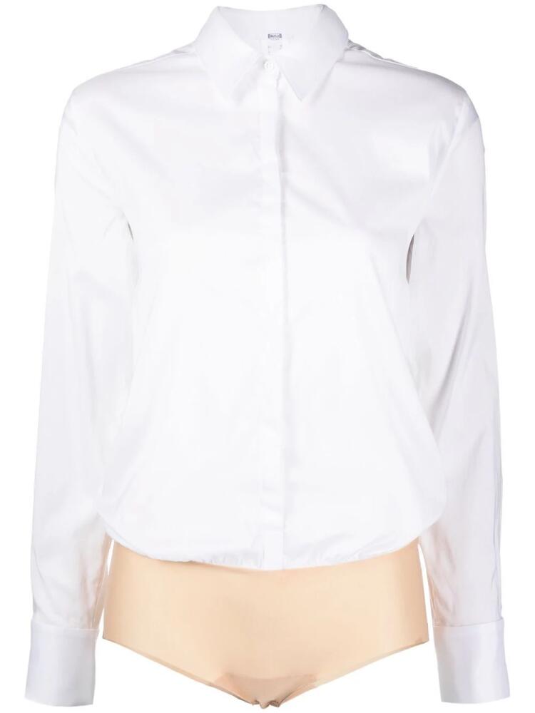 Wolford London shirt-style body - White Cover