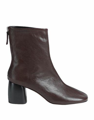 Arket Woman Ankle boots Dark brown Soft Leather Cover