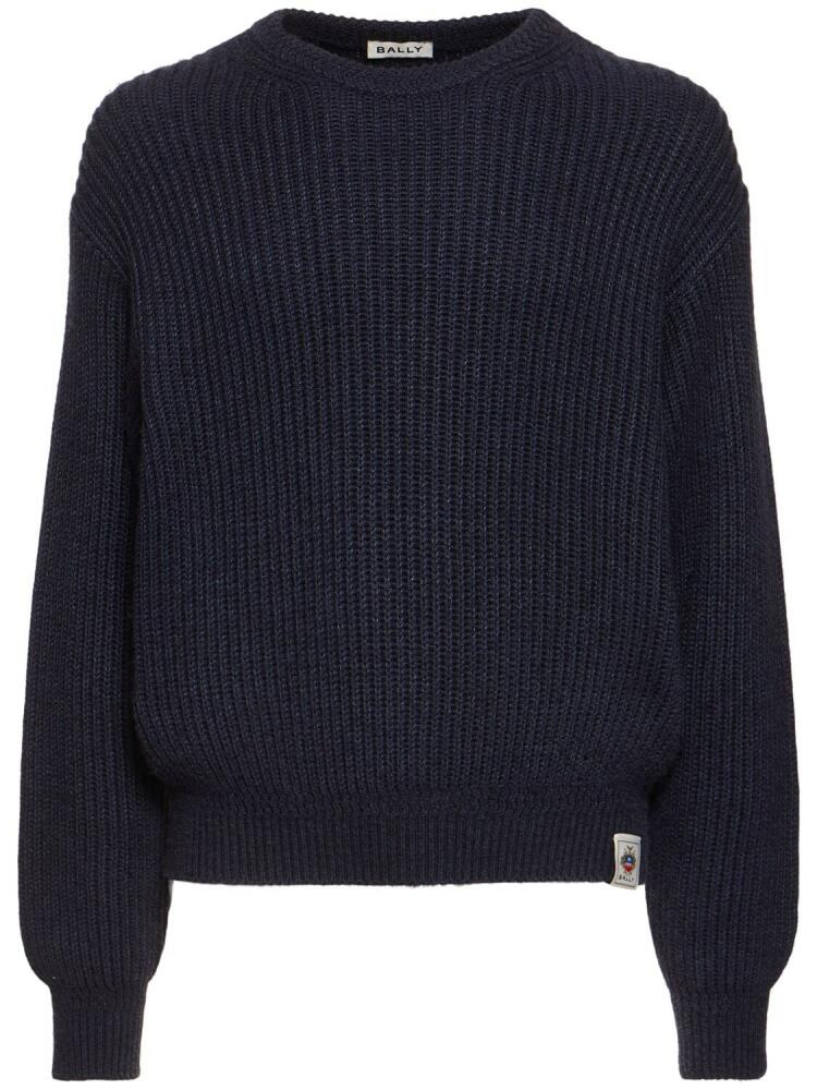 BALLY Alpaca & Silk Crewneck Sweater Cover