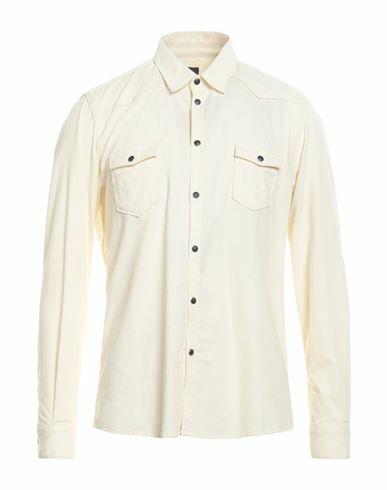 Officina 36 Man Shirt Ivory Cotton Cover