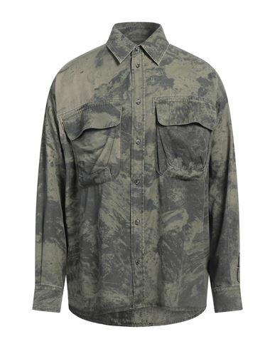 Diesel Man Shirt Sage green Lyocell Cover