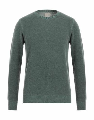 At. p.co Man Sweater Sage green Wool, Polyamide Cover