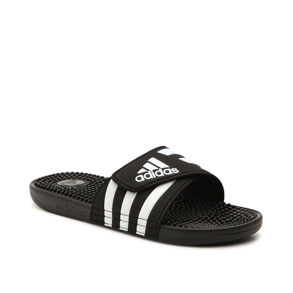 adidas Adissage Slide Sandal | Men's | Black/White Cover