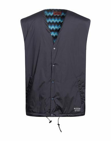 Missoni Man Jacket Navy blue Polyamide, Elastane Cover