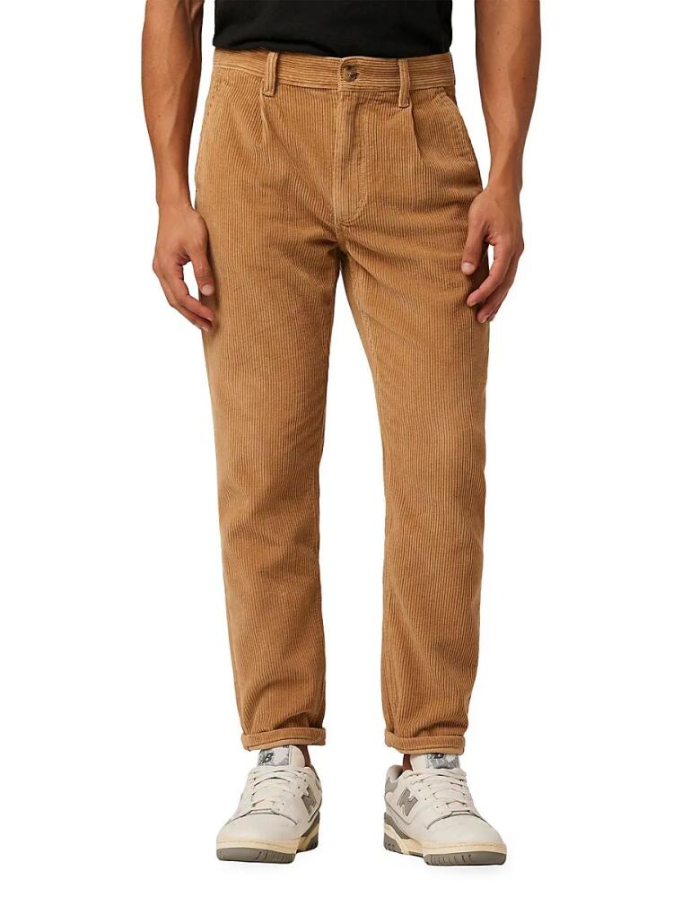 Joe's Jeans Men's Diego Corduroy Flaty Front Pants - Tigers Eye Cover