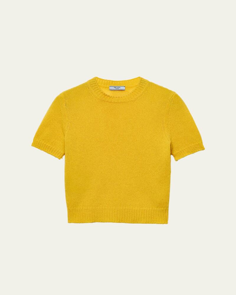 Prada Short Sleeve Cashmere Sweater Cover