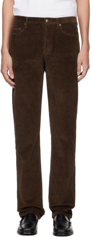 A.P.C. Brown Standard Trousers Cover