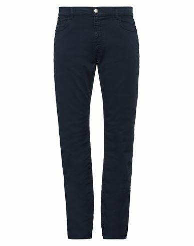 Bikkembergs Man Pants Midnight blue Cotton, Elastane Cover