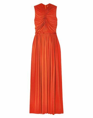 Jason Wu Woman Maxi dress Orange Viscose, Elastane Cover