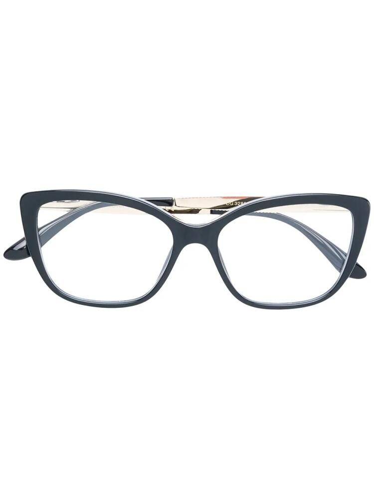 Dolce & Gabbana Eyewear square shaped glasses - Black Cover