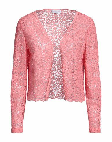 Diana Gallesi Woman Cardigan Pink Polyamide, Viscose, Cotton Cover