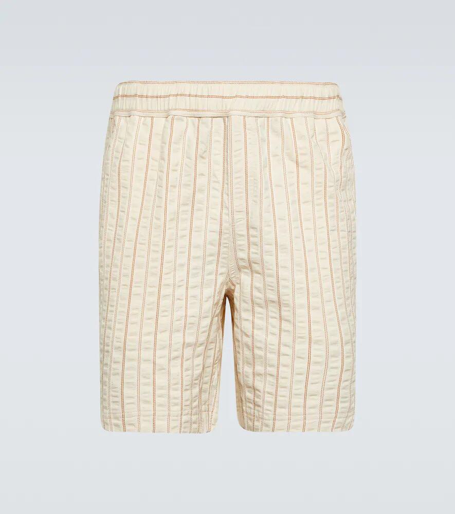 Orlebar Brown Louis striped cotton shorts Cover