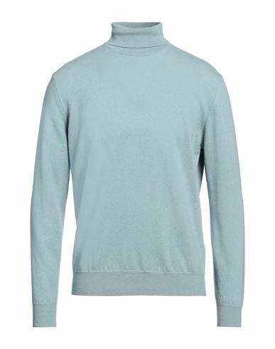 Ferrante Man Turtleneck Light blue Merino Wool Cover