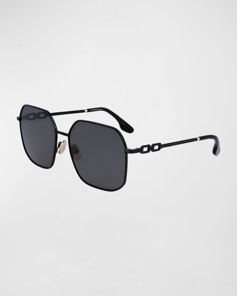 Victoria Beckham Chain Square Metal Sunglasses Cover