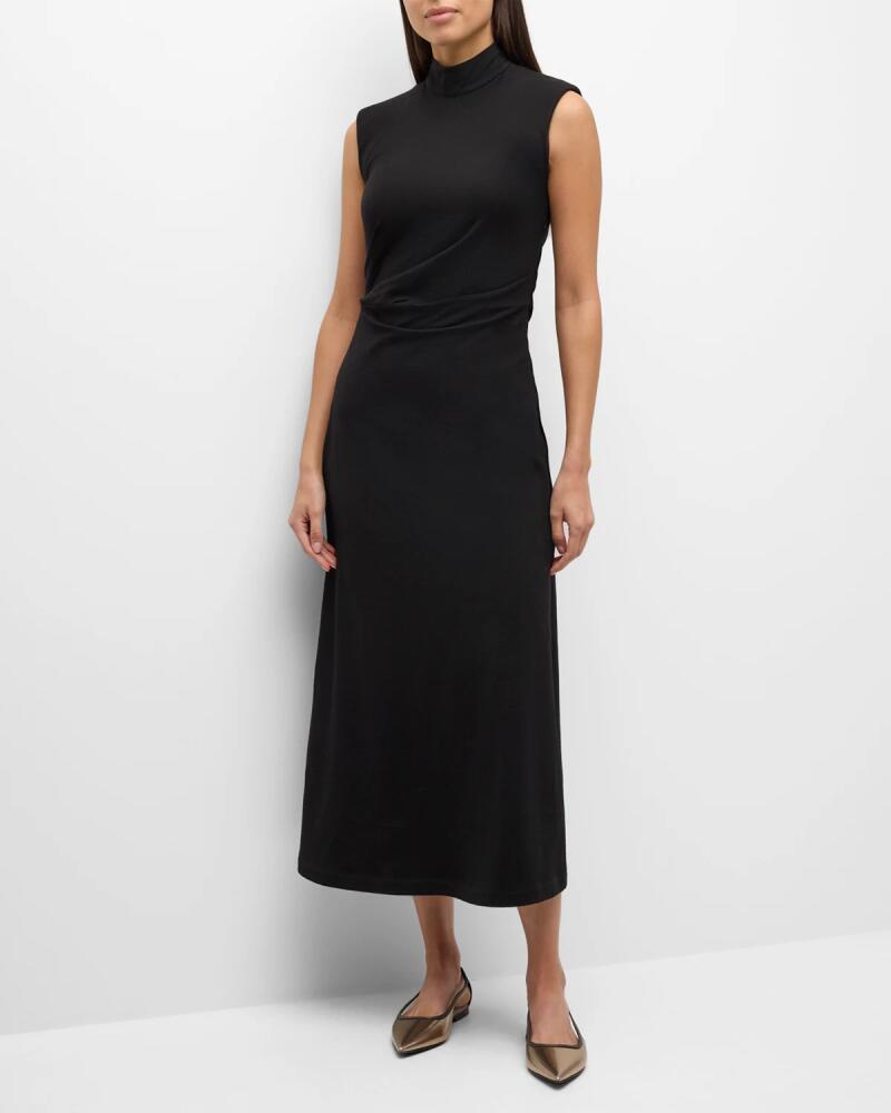 Brunello Cucinelli Couture Jersey Draped Midi Dress Cover