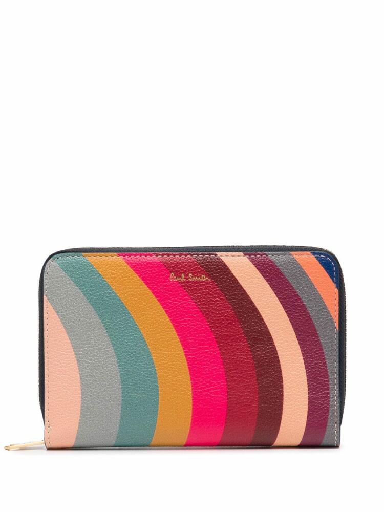 Paul Smith wave-striped zipped purse - Multicolour Cover