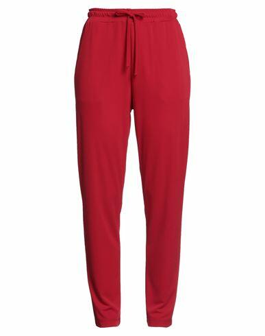 Le Sarte Del Sole Woman Pants Red Polyester, Elastane Cover