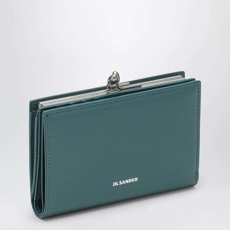 Jil Sander Goji lagoon-coloured Small Wallet Cover