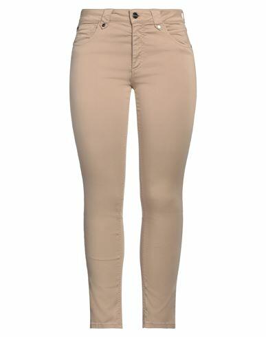 Marani Woman Pants Light brown Cotton, Polyester, Elastane Cover